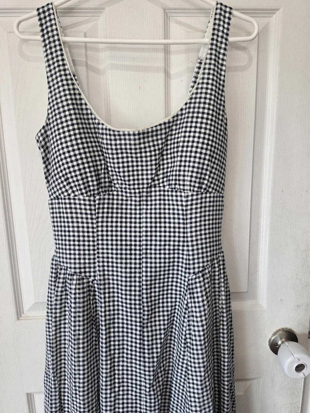 Abercrombie and Fitch Linen-Blend A&F Bra-Free Dylan Midi Dress Size Medium NWT
